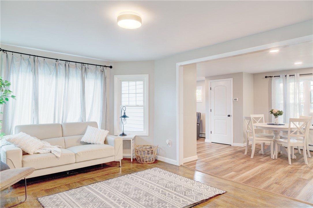 214 Mapleton Street Cranston, RI 02910 - Photo 7 of 39 Living room to dining area