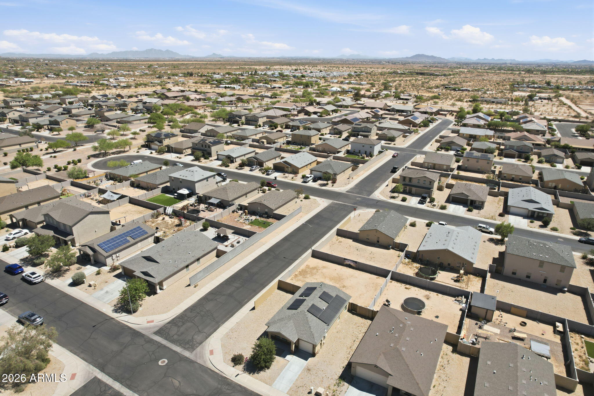 135 Watson Place Casa Grande, AZ 85122 - Photo 20 of 24 an aerial view of residential building with parking space
