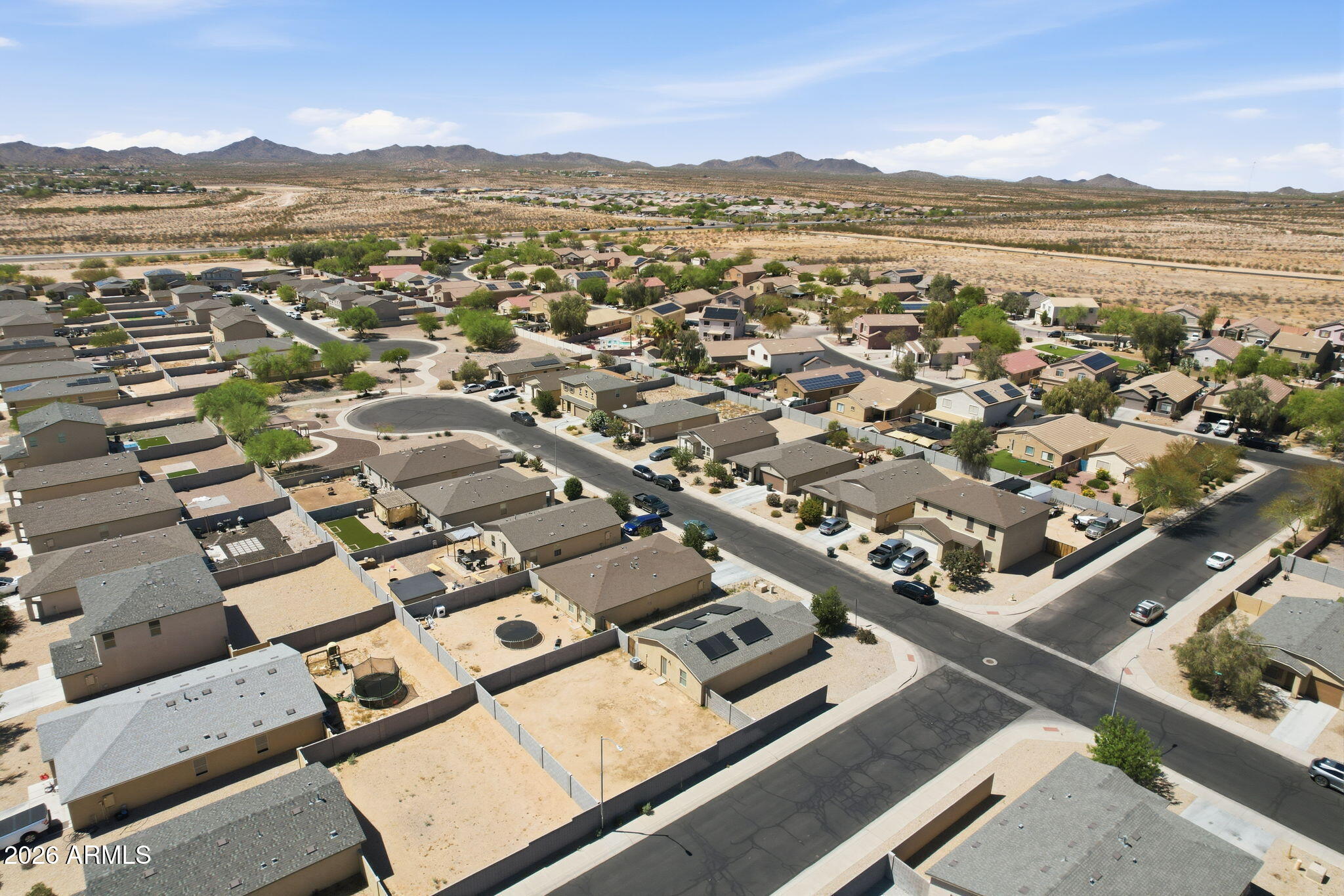 135 Watson Place Casa Grande, AZ 85122 - Photo 21 of 24 an aerial view of residential building with outdoor space