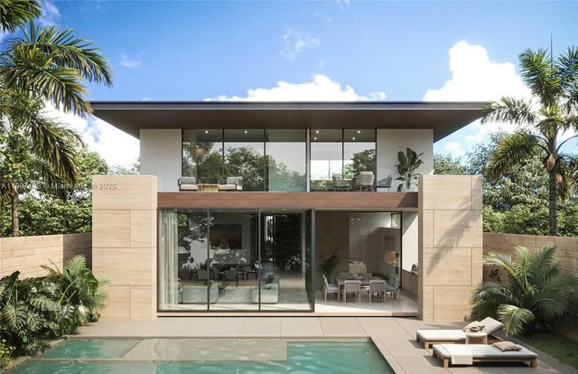 a porch with seating space and yard