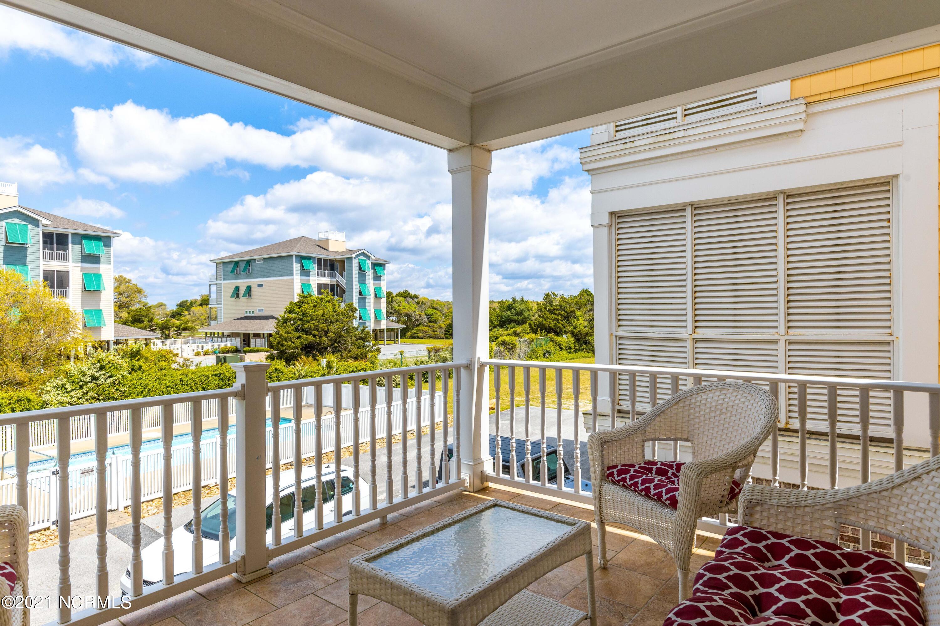 116 Salter Path Road, Unit 102 Pine Knoll Shores, NC 28512 - Photo 22 of 55 2nd level Rear Porch