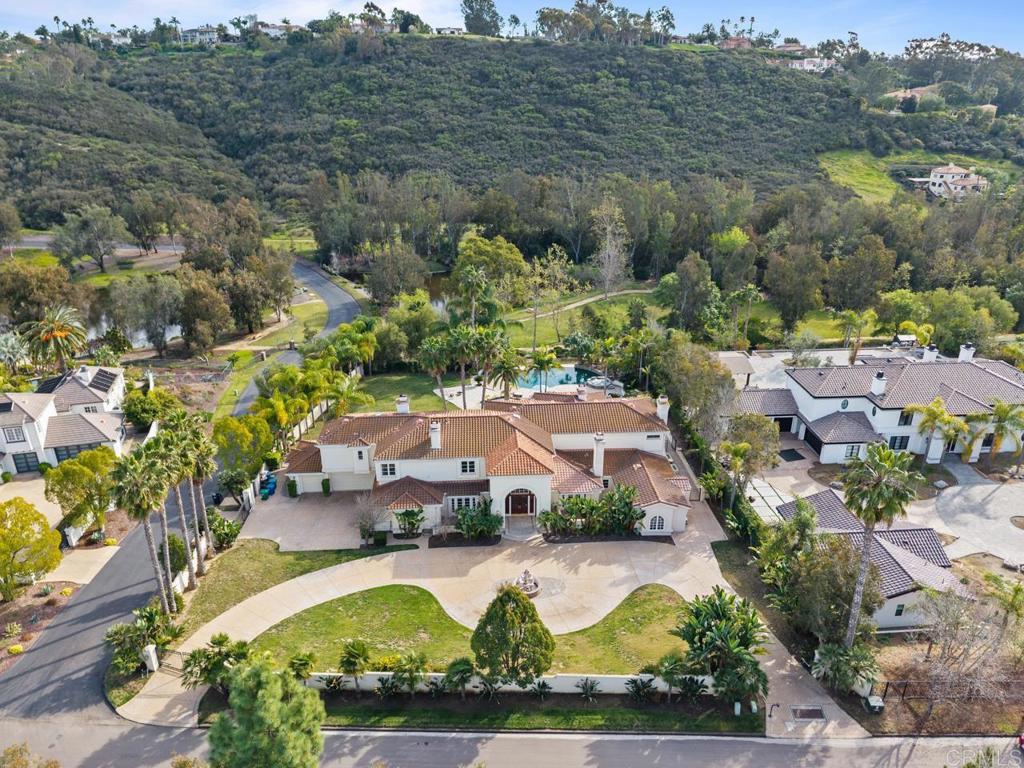 6773 Poco Lago Rancho Santa Fe, CA 92067 - Photo 59 of 65 an aerial view of residential houses with outdoor space and pool