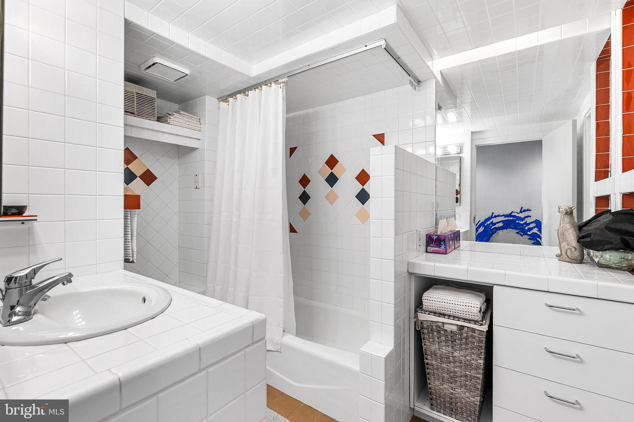 604 South Washington Square, Unit 1106 Philadelphia, PA 19106 - Photo 13 of 24 Bathroom with some personality