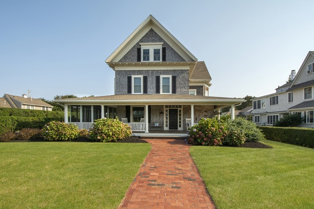 17 Gannett Road Scituate, MA 02066 - Photo 1 of 36 a front view of house with yard and green space