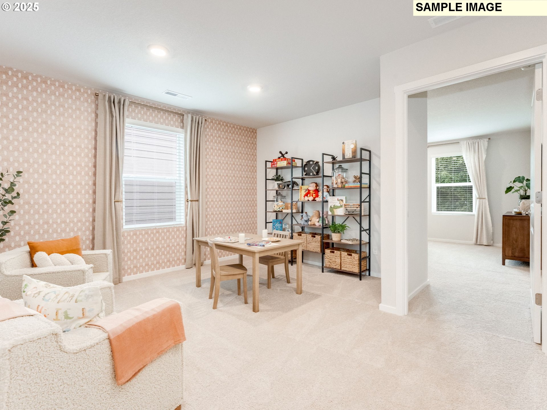 1113 Southeast 194th Place Camas, WA 98607 - Photo 12 of 27 a living room with furniture and a large window