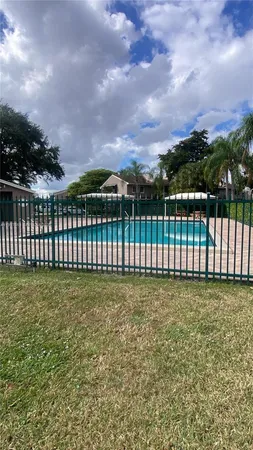a view of a yard with a yard