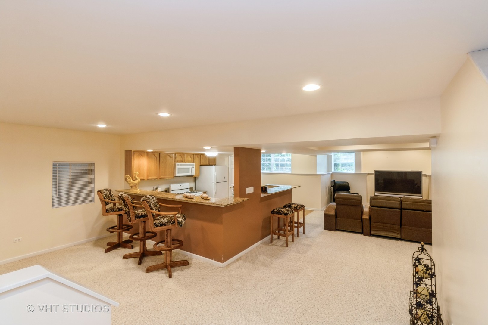 210 Bridle Path Lane Fox River Grove, IL 60021 - Photo 14 of 17 a living room with furniture and a flat screen tv