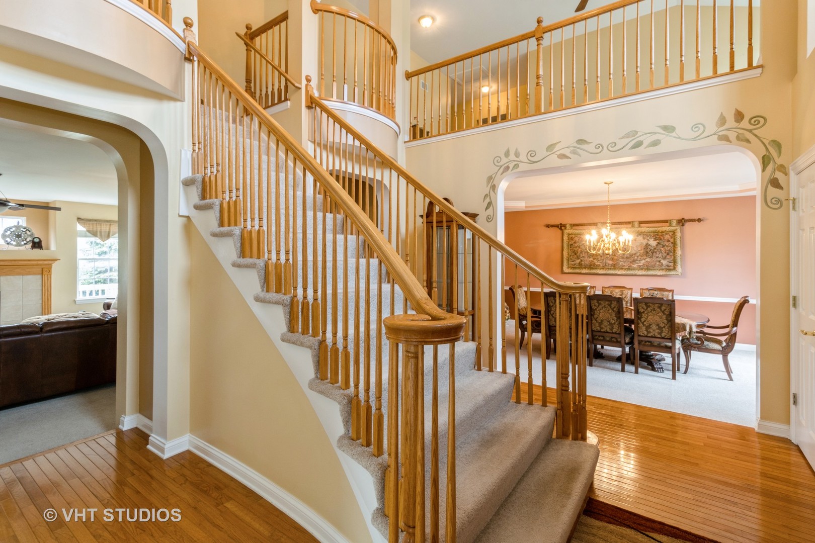 210 Bridle Path Lane Fox River Grove, IL 60021 - Photo 3 of 17 a view of entryway and hall with wooden floor
