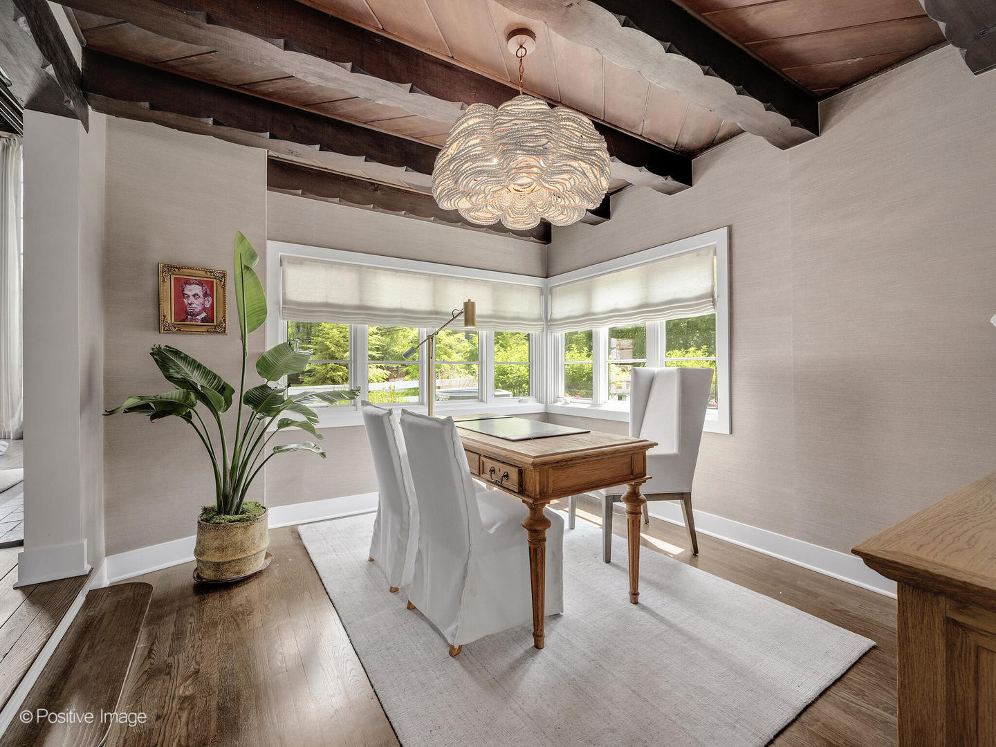 300 Forest Road Hinsdale, IL 60521 - Photo 17 of 43 a view of a dining room with furniture window and outside view