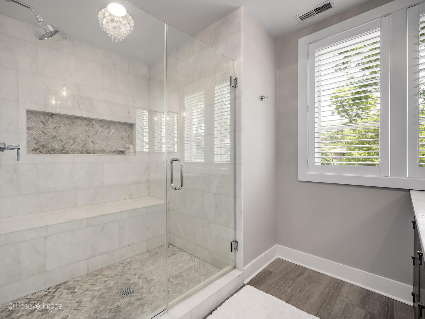 300 Forest Road Hinsdale, IL 60521 - Photo 24 of 43 a bathroom with a bathtub and a shower