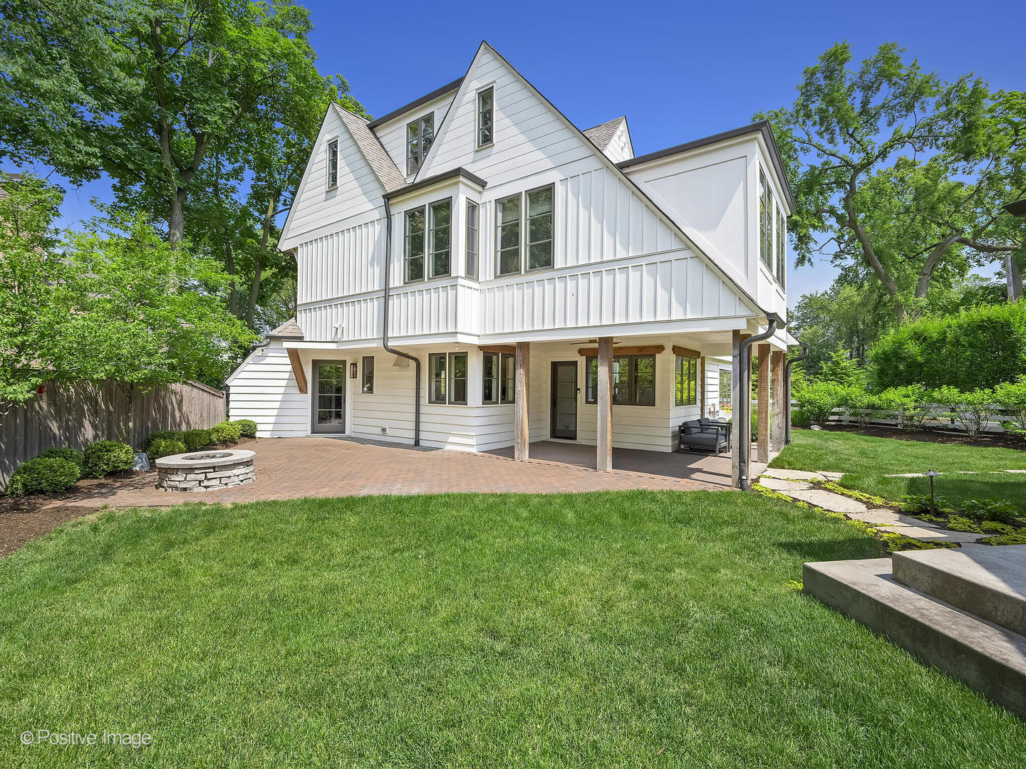 300 Forest Road Hinsdale, IL 60521 - Photo 37 of 43 a front view of a house with a yard porch and patio