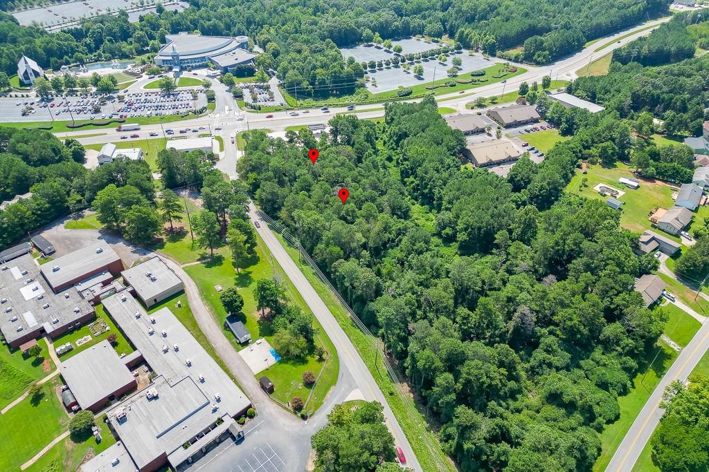 3111 Gould Road Gainesville, GA 30504 - Photo 9 of 9 an aerial view of residential house with outdoor space and swimming pool