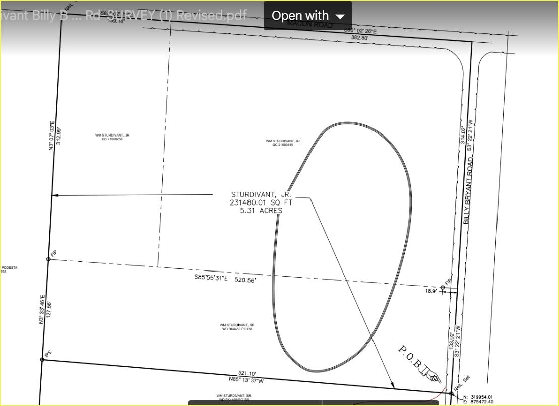 12115 Macon Road Collierville, TN 38017 - Photo 8 of 8 Map