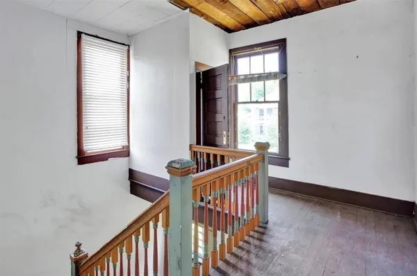 a view of entryway with stairs