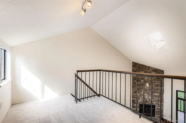 a view of a hallway with window