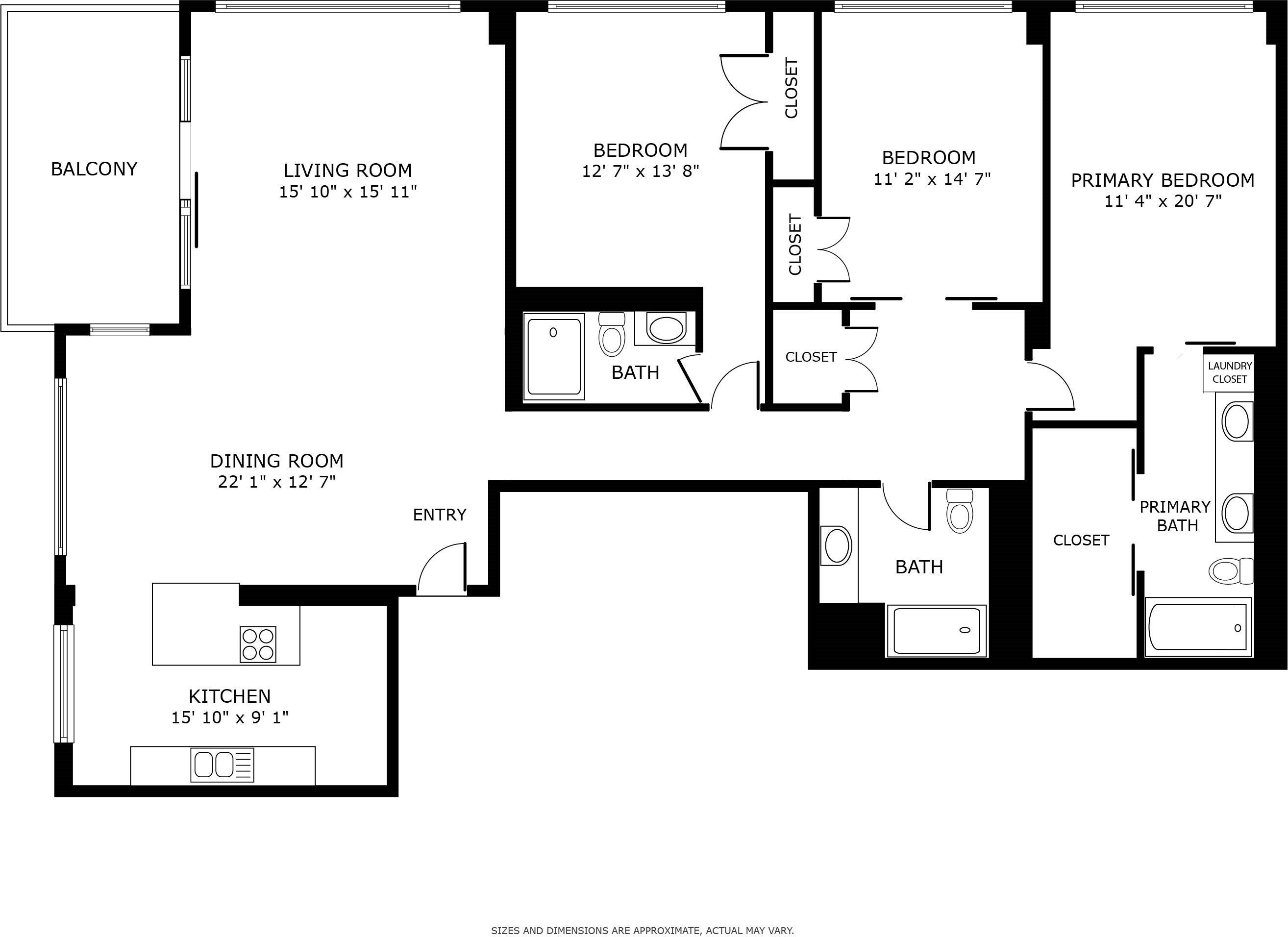 875 East Camino Real, Unit 11A Boca Raton, FL 33432 - Photo 29 of 29 FLOORPLAN