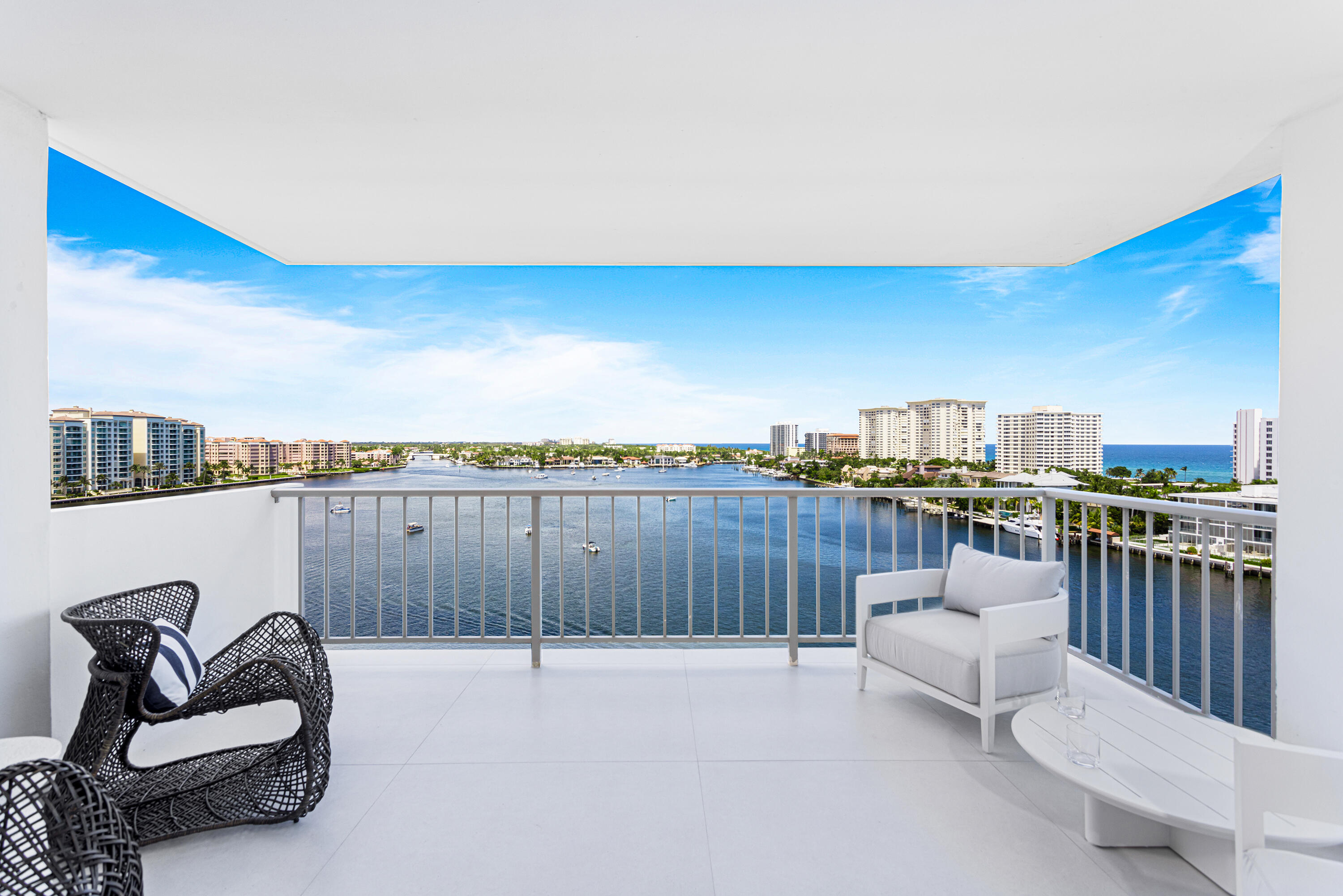875 East Camino Real, Unit 11A Boca Raton, FL 33432 - Photo 3 of 29 BALCONY INTRACOASTAL VIEW