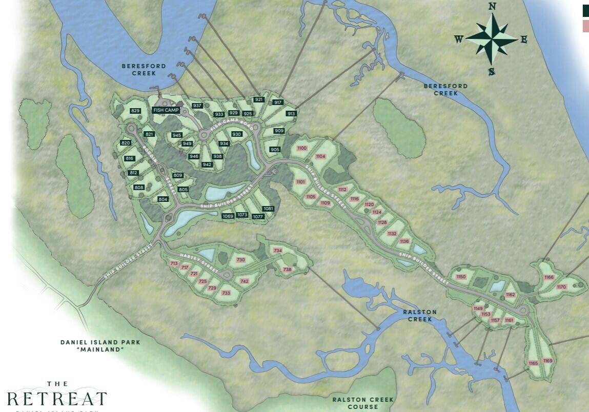 921 Fish Camp Road Charleston, SC 29492 - Photo 4 of 13 The Retreat Map