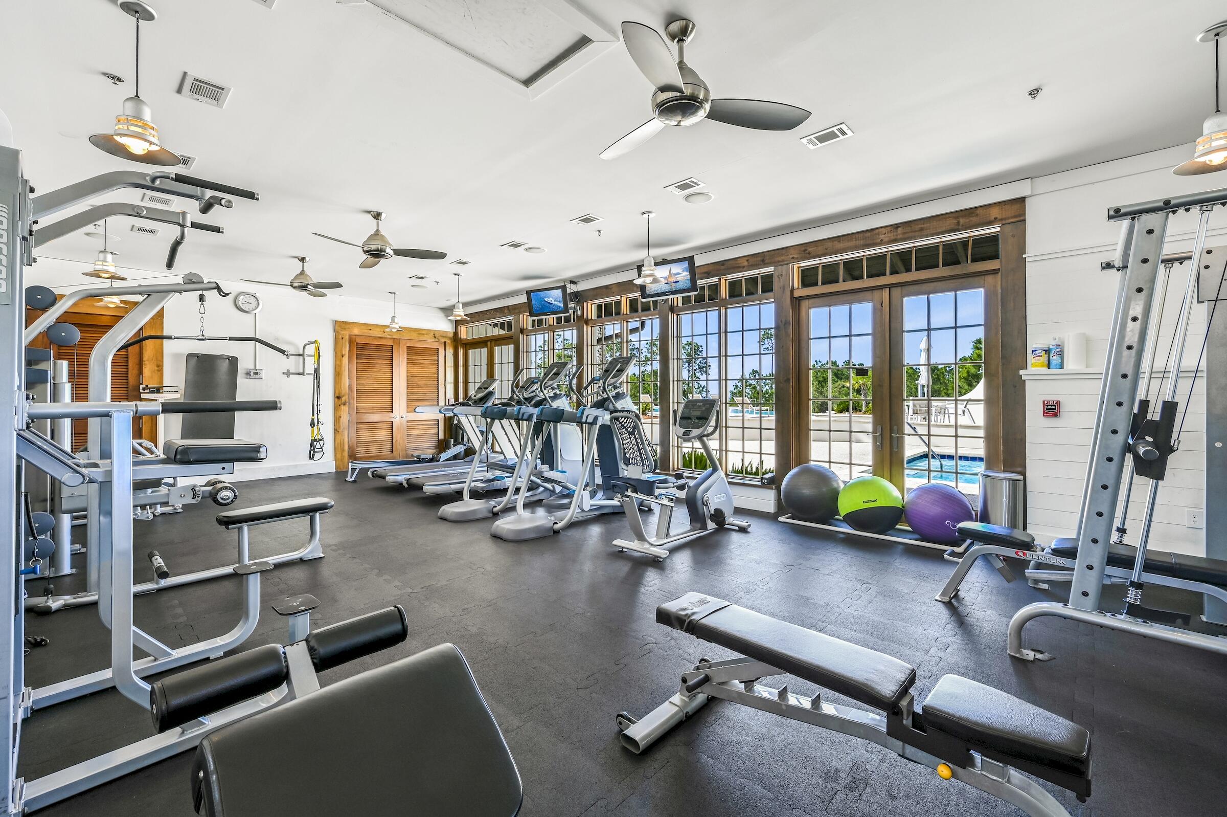 26 Cypress Walk Santa Rosa Beach, FL 32459 - Photo 47 of 57 a view of a room with gym equipment