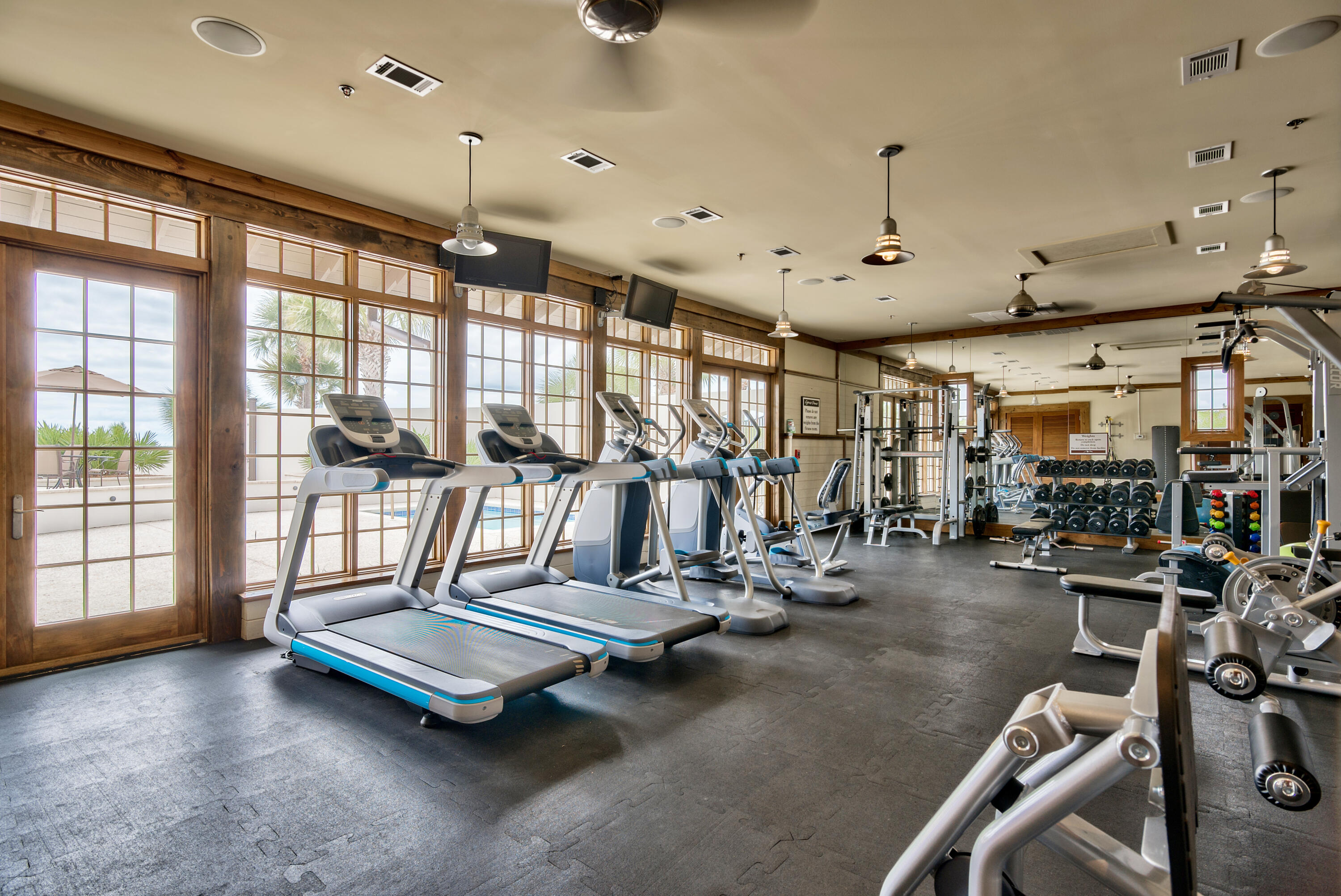 26 Cypress Walk Santa Rosa Beach, FL 32459 - Photo 54 of 57 a view of a room with gym equipment