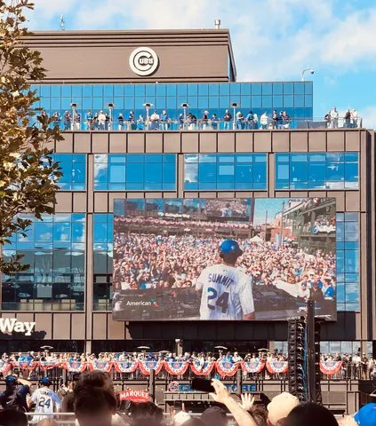 a view of a fruit stand