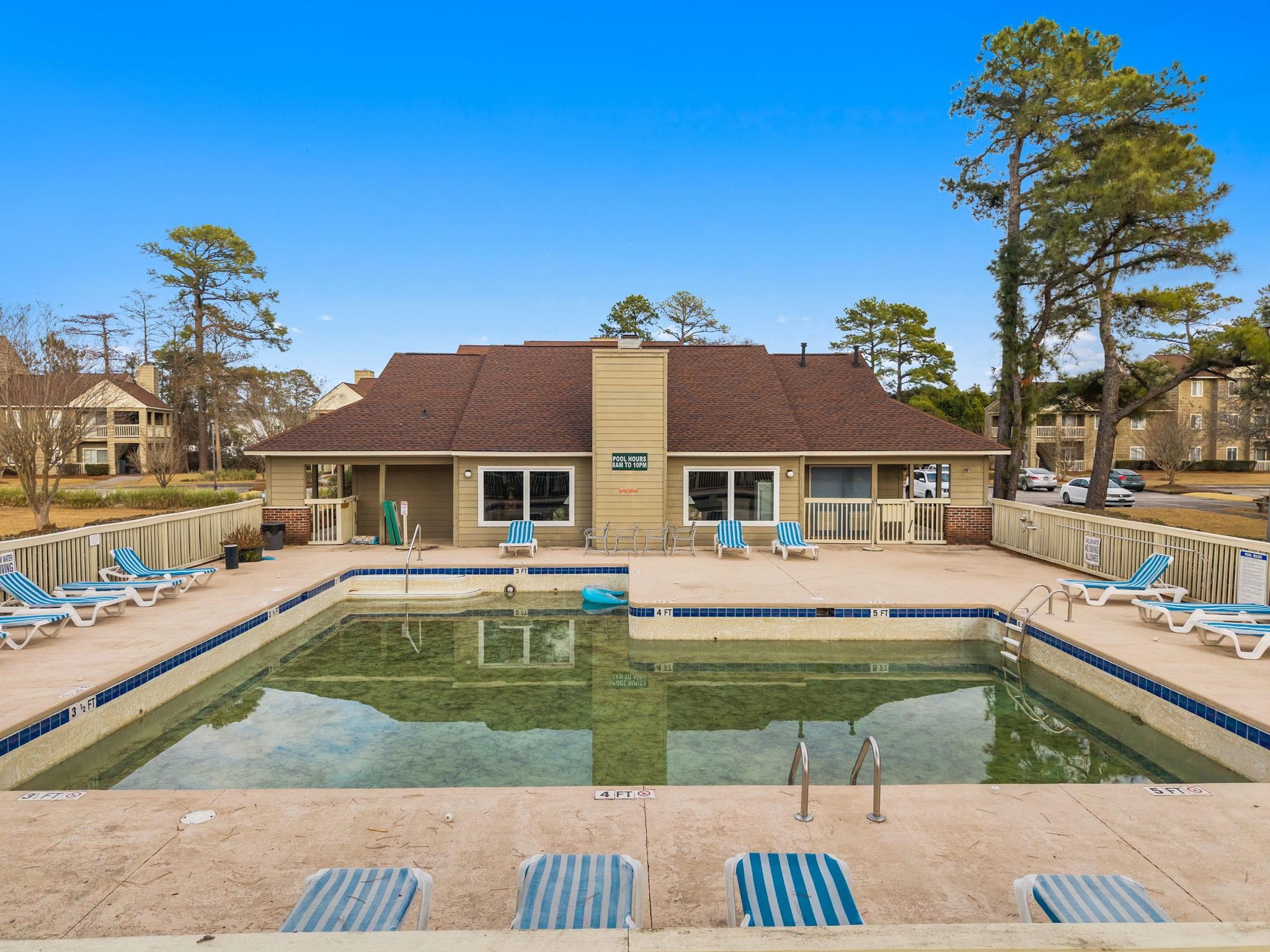 220 Myrtle Greens Drive, Unit I Conway, SC 29526 - Photo 22 of 30 Community pool with a patio area