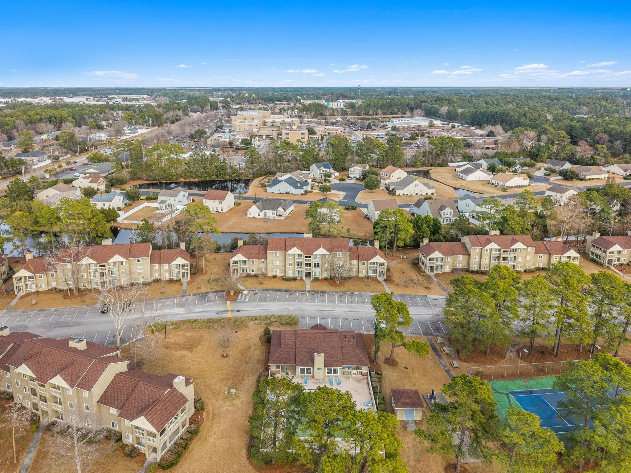 220 Myrtle Greens Drive, Unit I Conway, SC 29526 - Photo 27 of 30 Aerial view of residential area
