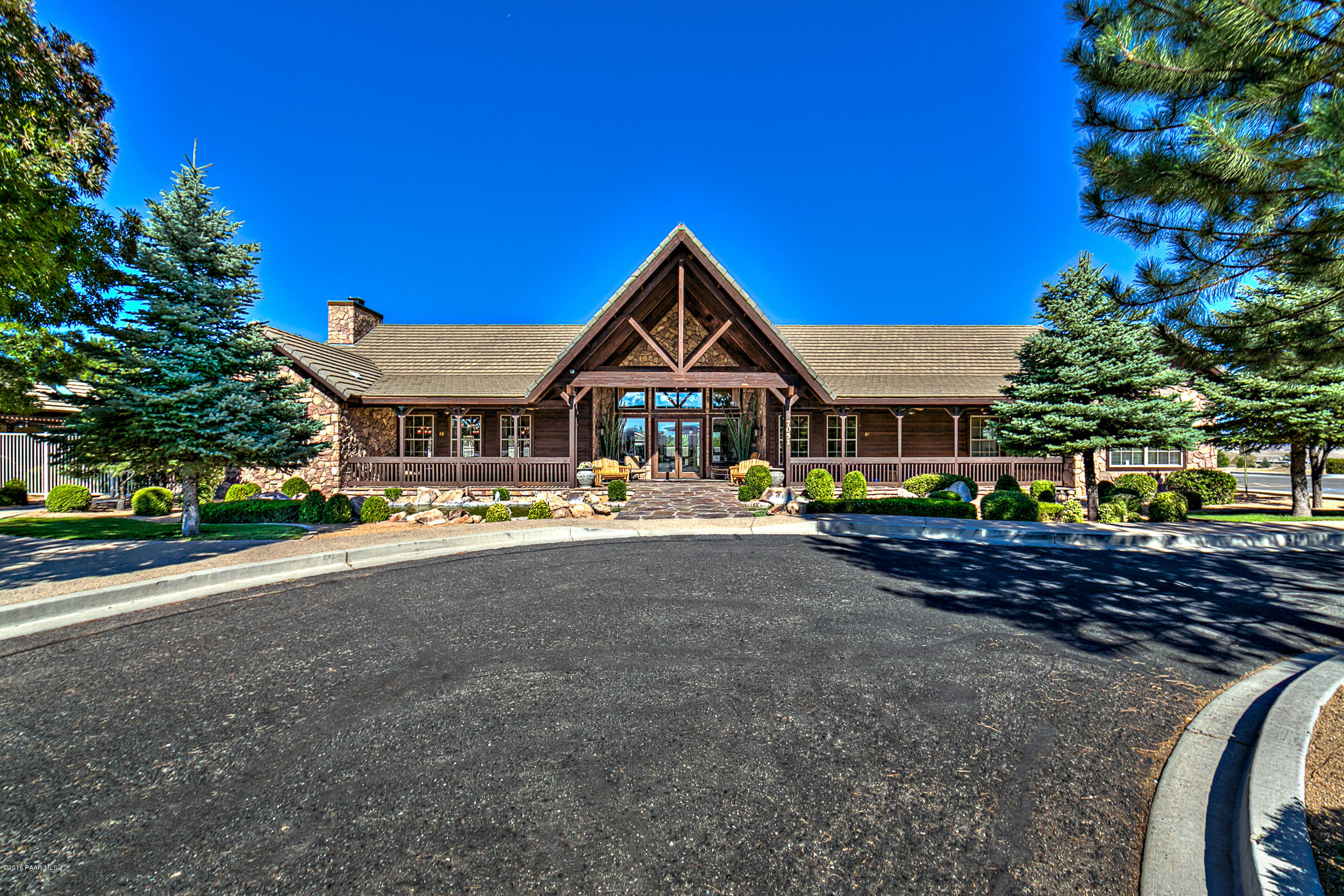7887 East Mesteno Road Prescott Valley, AZ 86315 - Photo 29 of 30 a front view of a house with a yard