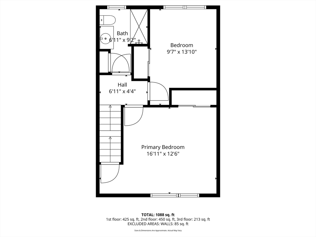 23 Magnolia Street, Unit 2 Attleboro, MA 02703 - Photo 29 of 32 a picture of a wall with a white wall and a painting