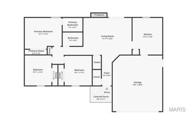 $1,870 | 11625 Latonka Trail, Florissant, MO 63033