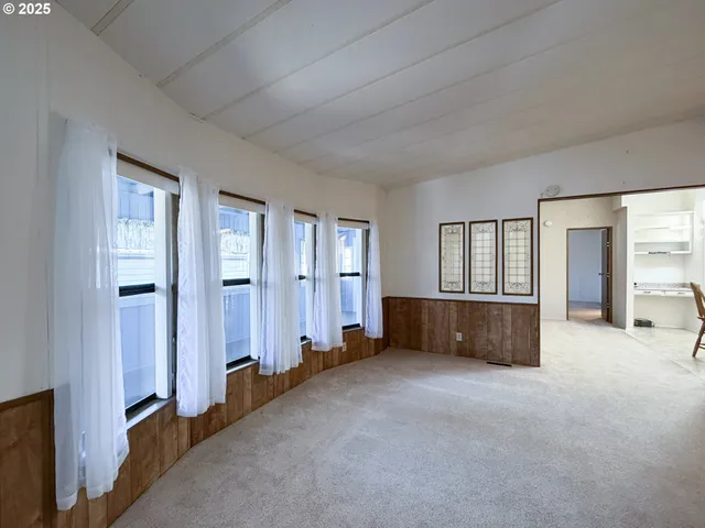 wooden floor and windows in a room