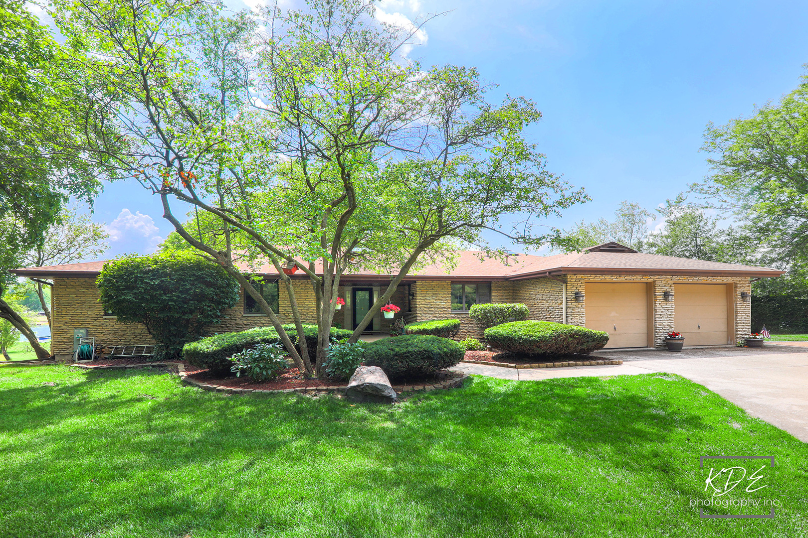 23211 Pilcher Road Plainfield, IL 60544 - Photo 6 of 58 a view of backyard of house with outdoor seating and green space