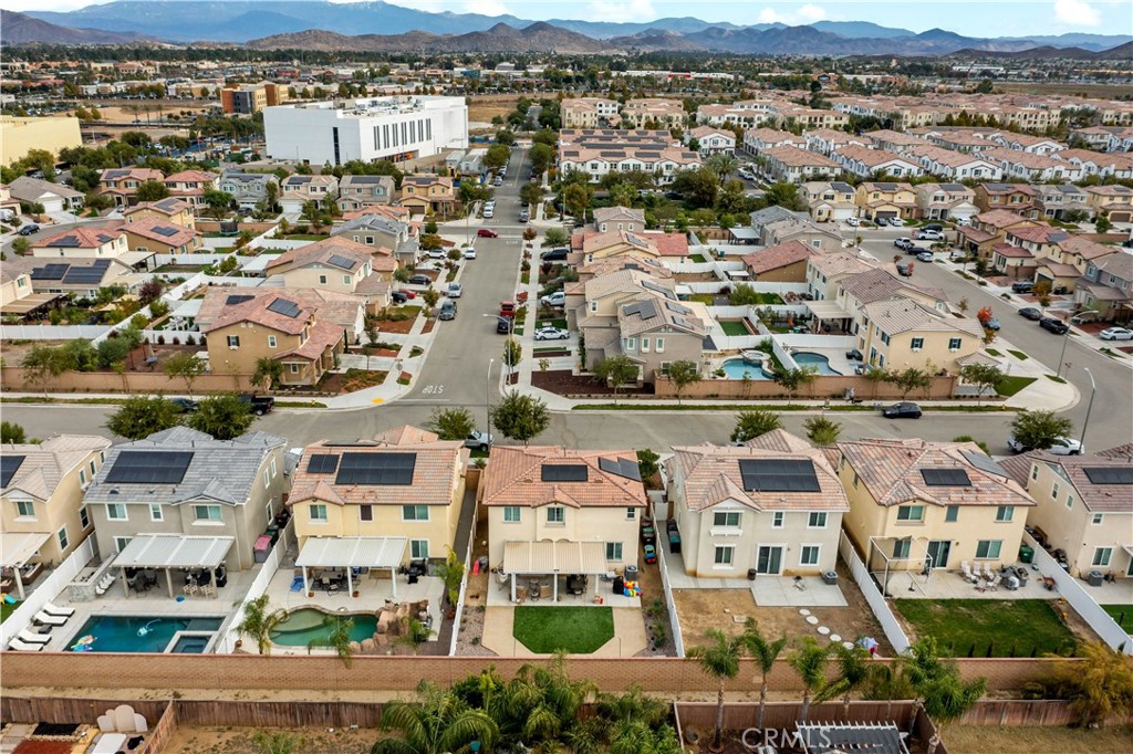 30271 Ramsay Drive Menifee, CA 92584 - Photo 32 of 34 an aerial view of residential houses with outdoor space