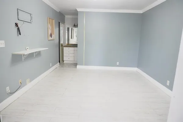 a view of empty room
