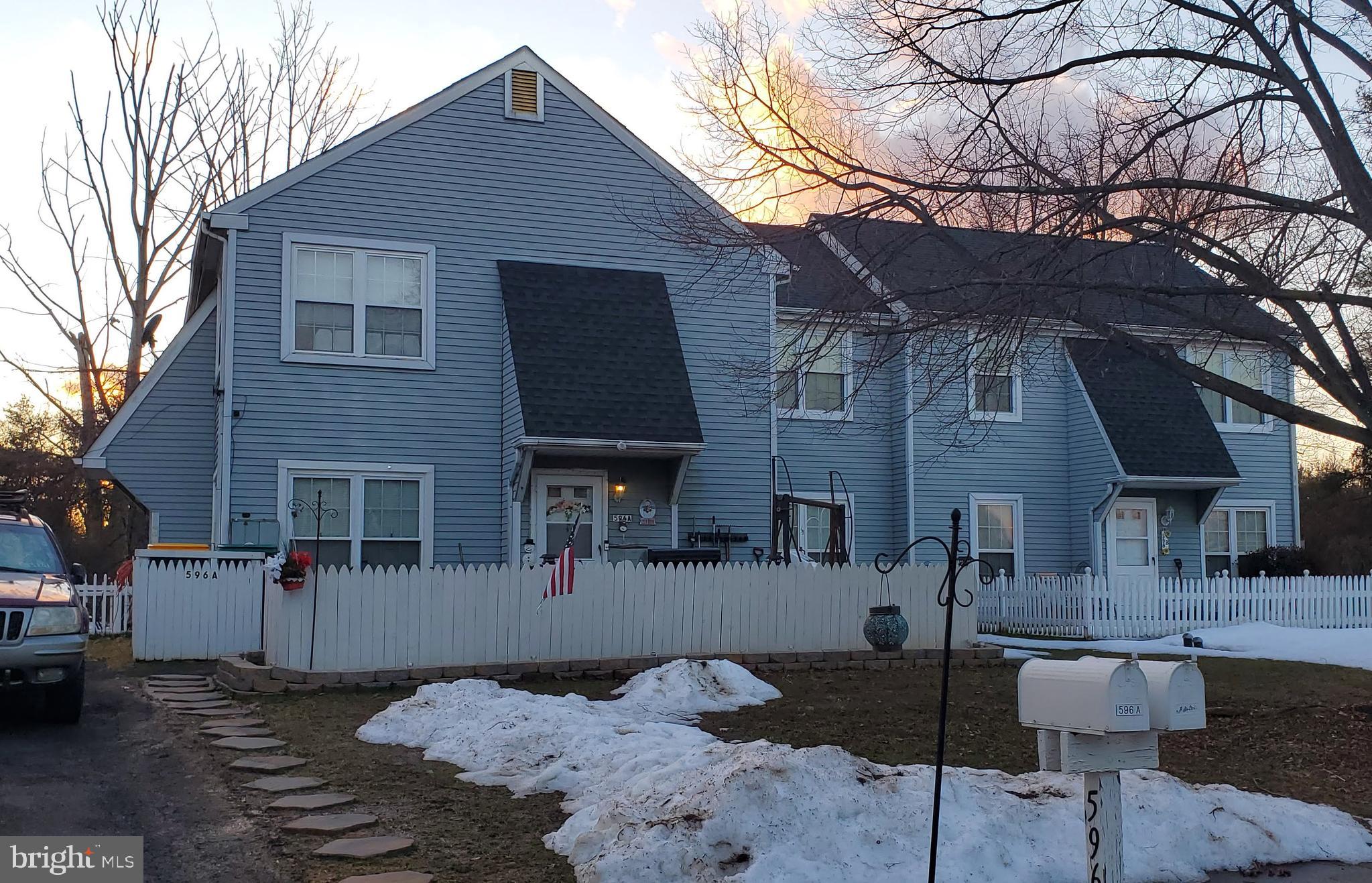 596 South Dove Road Yardley, PA 19067 - Photo 1 of 2 2 Unit Duplex. 2 Beds/2Baths in each unit.