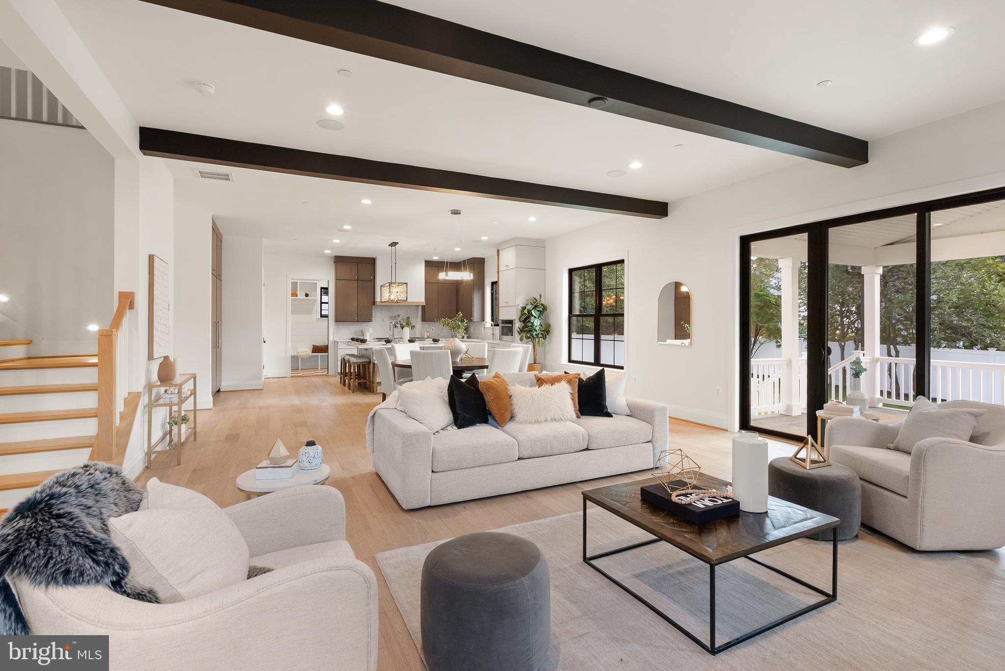 5804 Ridgefield Road Bethesda, MD 20816 - Photo 13 of 53 a living room with furniture and a large window