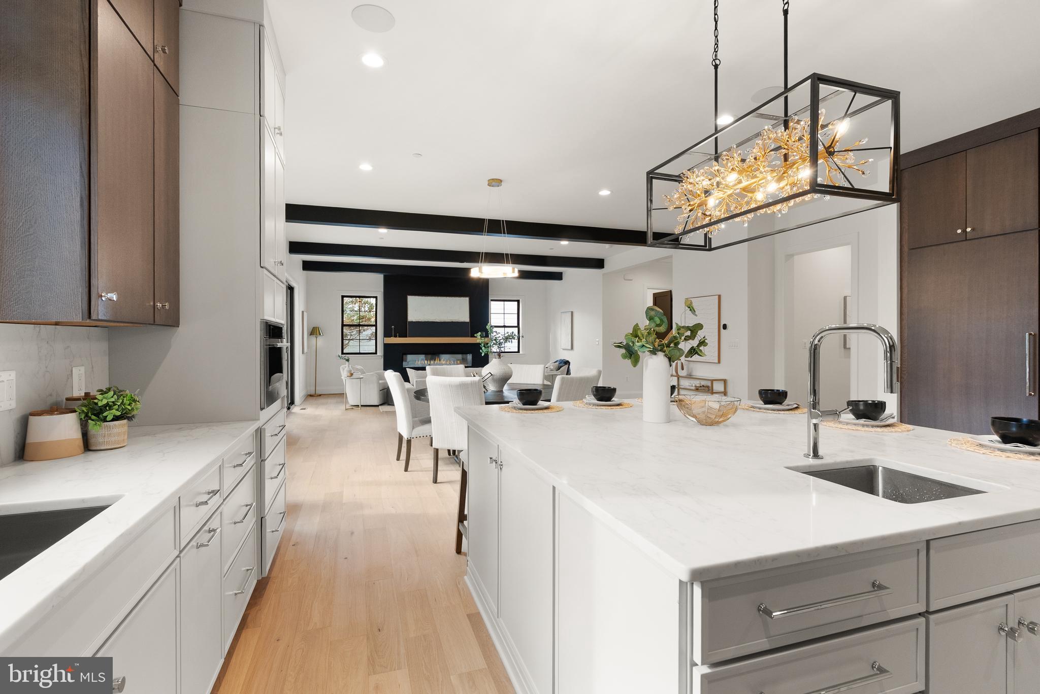 5804 Ridgefield Road Bethesda, MD 20816 - Photo 17 of 53 a kitchen with counter top space appliances and cabinets