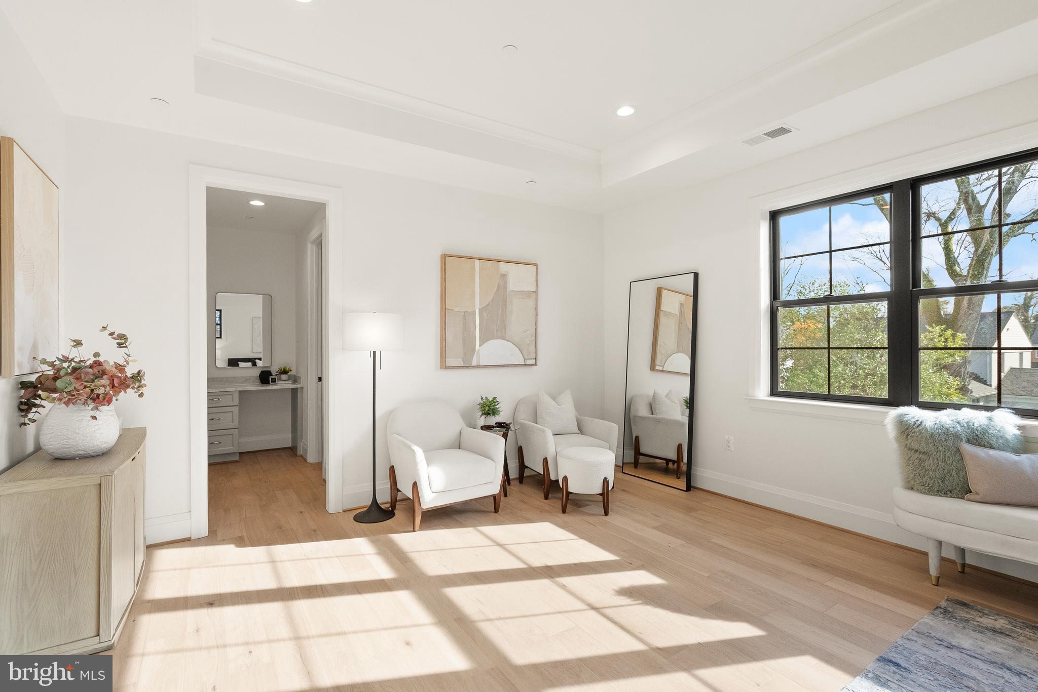 5804 Ridgefield Road Bethesda, MD 20816 - Photo 34 of 53 a living room with furniture and a window