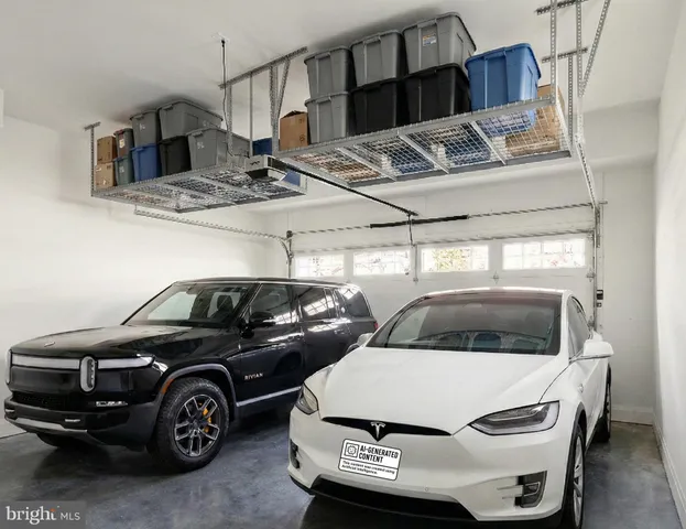 a view of a hallway with wooden floor and a chandelier