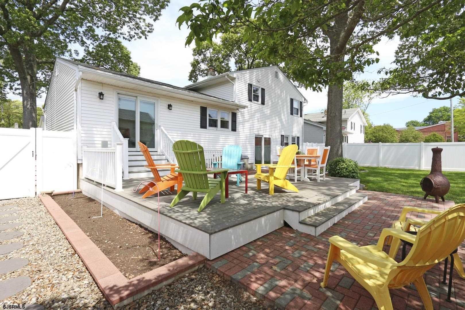 204 Bliss Avenue Somers Point, NJ 08244 - Photo 17 of 18 a view of outdoor space yard deck and patio