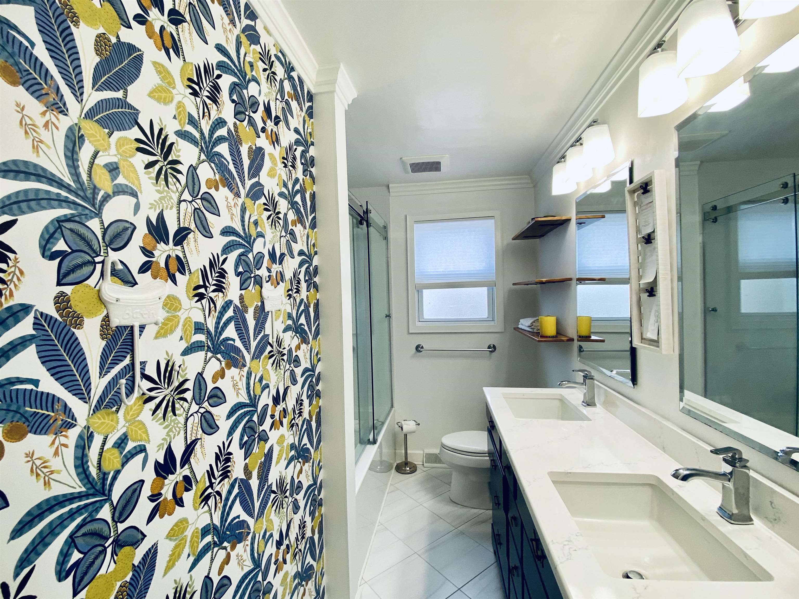 204 Bliss Avenue Somers Point, NJ 08244 - Photo 10 of 18 a bathroom with a sink and a mirror