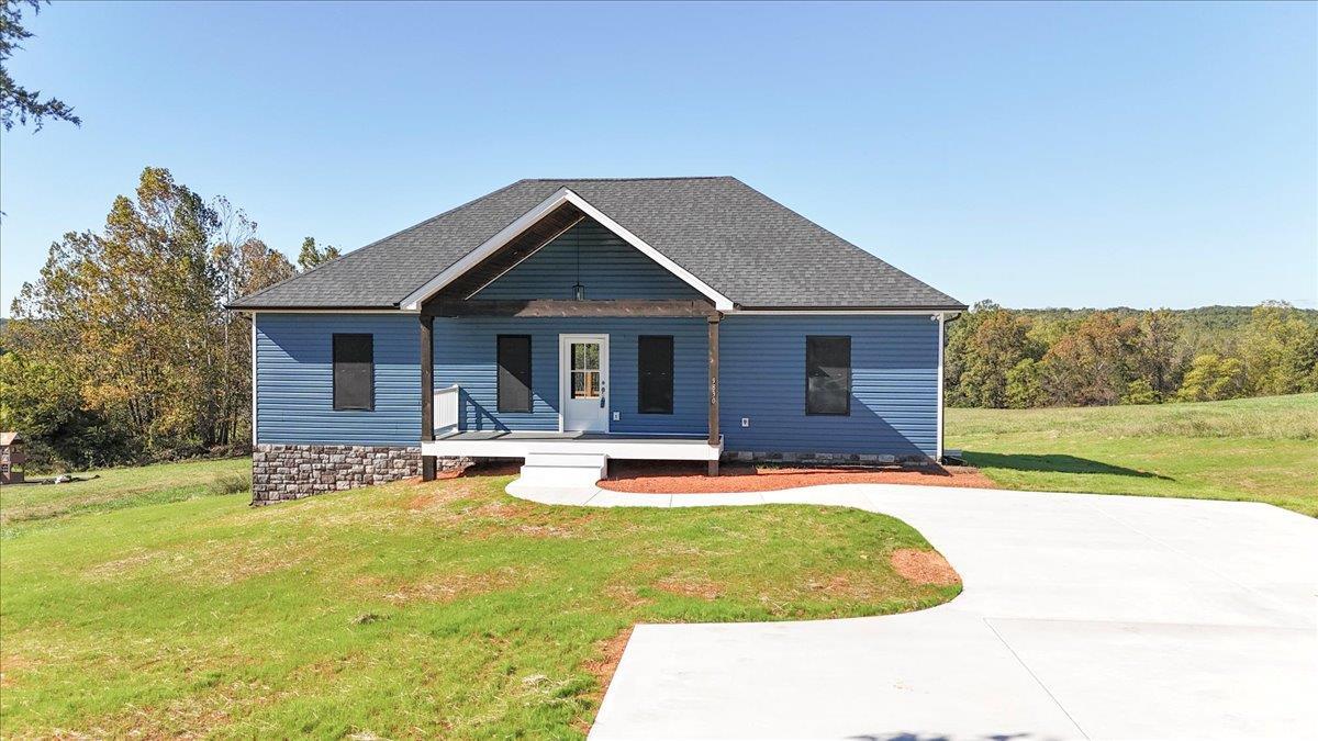9830 Leesville Road Evington, VA 24550 - Photo 2 of 33 a front view of a house with swimming pool having outdoor seating
