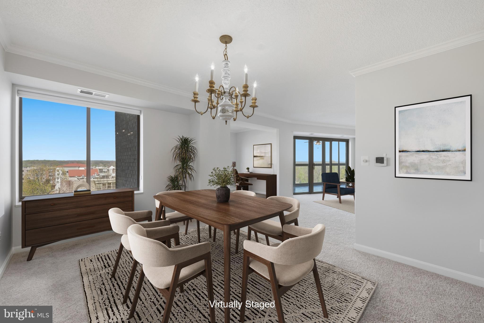 19385 Cypress Ridge Terrace, Unit 514 Leesburg, VA 20176 - Photo 27 of 81 Incredible views from Dining Room