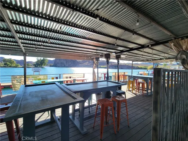 a ocean view with sitting space and garden view