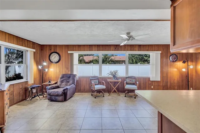 a view of a livingroom with furniture and window