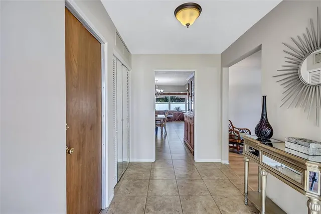 a view of a livingroom with furniture and a window