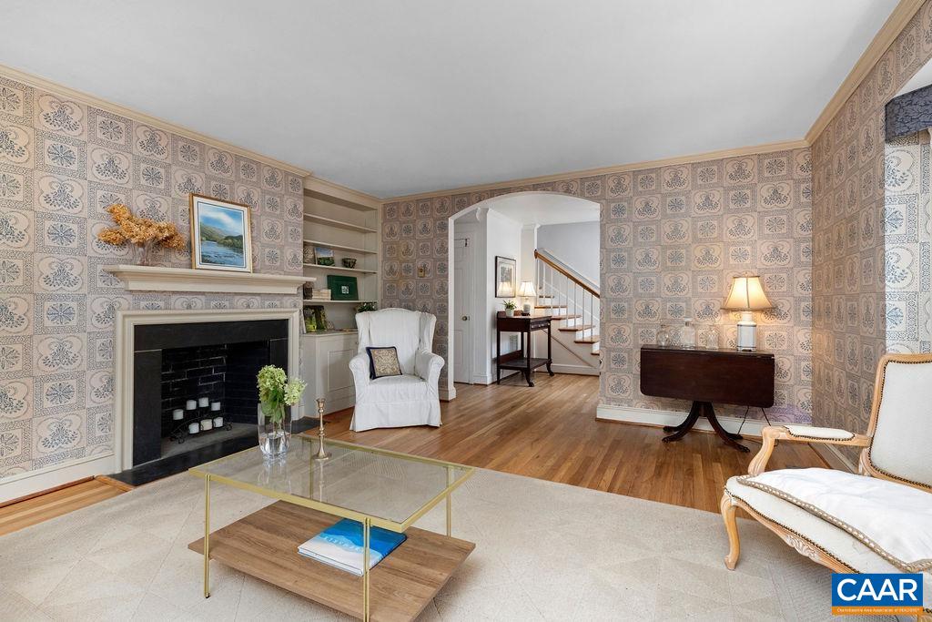 1730 Old Forge Road Charlottesville, VA 22901 - Photo 11 of 48 a living room with furniture and a fireplace