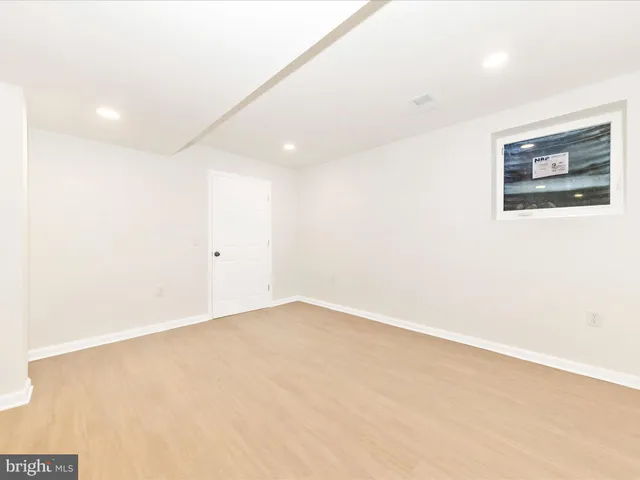 an empty room with entrance