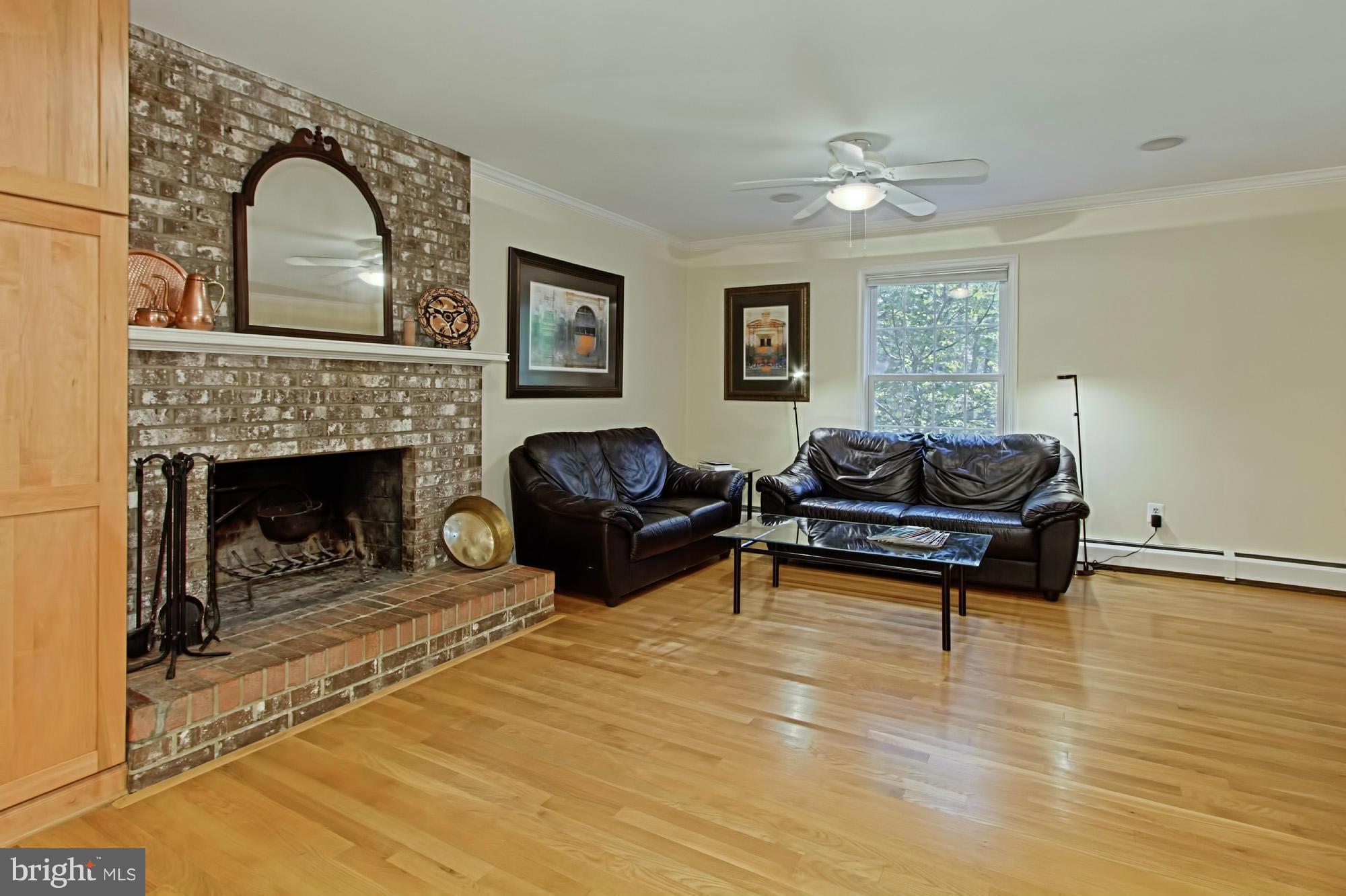 12207 Hounds Lane Reston, VA 20191 - Photo 5 of 30 Custom Fireplace is Featured in the Living Room