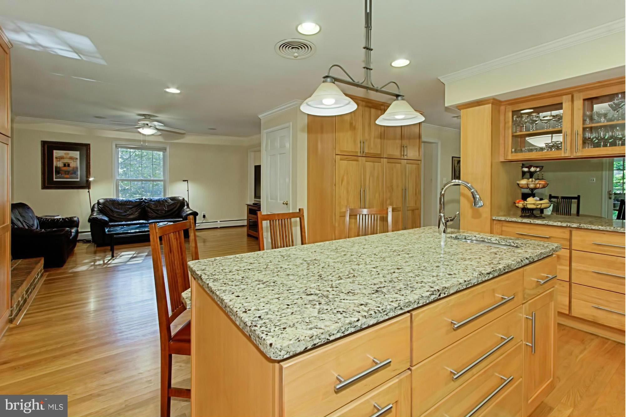 12207 Hounds Lane Reston, VA 20191 - Photo 7 of 30 Abundant Kitchen Storage w/ Crystal Maple Cabinets